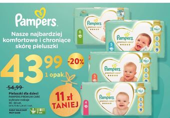 Intermarche Pieluszki dla dzieci 6 pampers premium care oferta