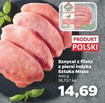 Netto Sznycel z fileta piersi indyka sztuka mięsa netto oferta