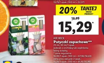 Lidl Pachnące patyczki wędrówka leśną ścieżką air wick patyczki life scents oferta