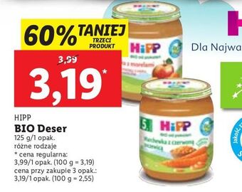 Lidl Marchew z czerwona soczewicą hipp bio oferta