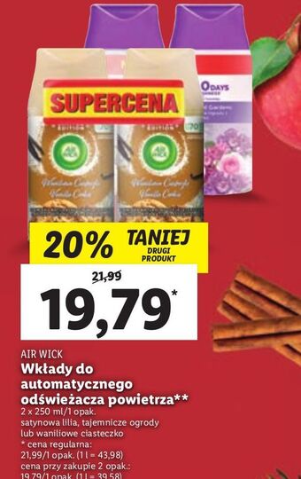Lidl Wkład waniliowe ciasteczka air wick freshmatic oferta