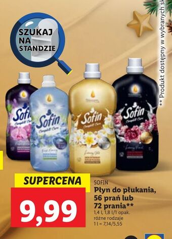 Lidl Koncentrat do płukania perfum pleasure sofin complete care oferta