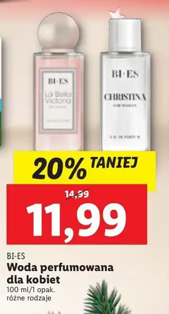 Lidl Woda perfumowana bi-es la bella victoria oferta