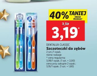 Lidl Szczoteczka do zębów classic dentalux oferta