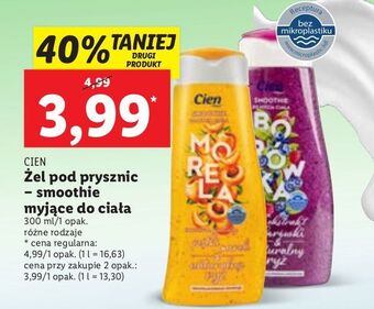 Lidl Smoothie do mycia ciała morela cien oferta