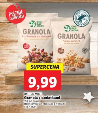 Lidl Granola słony karmel one day more oferta
