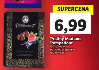 Lidl Praliny truskawki w alkoholu madame pompadour oferta
