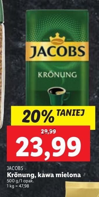Lidl Kawa jacobs kronung oferta