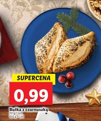 Lidl Bułka z czarnuszką oferta