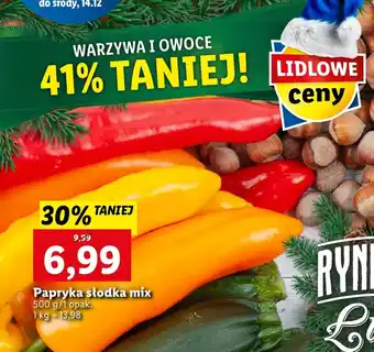 Lidl Papryka słodka mix oferta