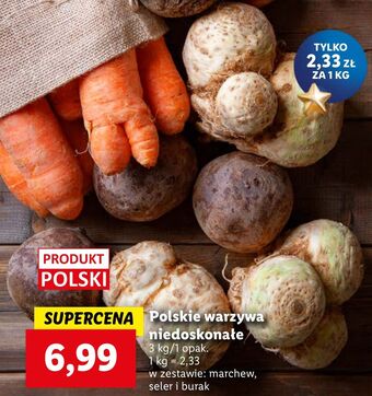 Lidl Zestaw warzyw niedoskonałych marchew-seler-burak oferta