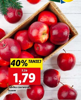 Lidl Jabłka czerwone oferta