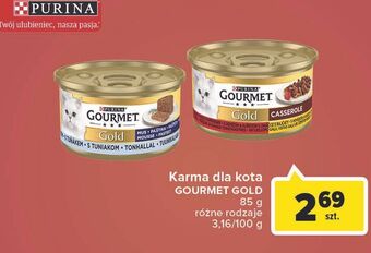 Carrefour Market Karma dla kota wołowina i kurczak w sosie purina gourmet gold oferta