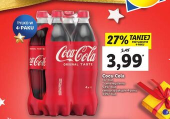 Lidl Napój coca-cola oferta