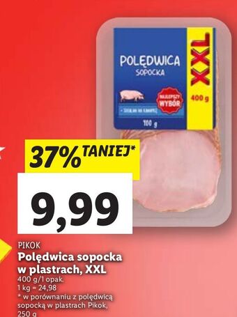Lidl Poledwica sopocka pikok oferta