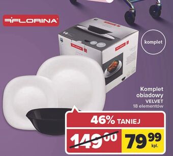 Carrefour Market Komplet obiadowy velvet florina (florentyna) oferta
