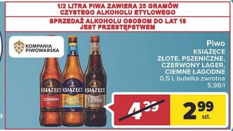 Carrefour Market Piwo książęce złote pszeniczne 0.0% oferta