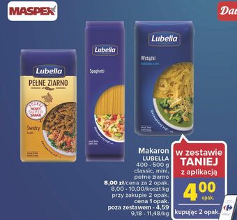 Carrefour Market Makaron wstążka cięta lubella oferta