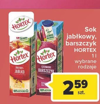 Carrefour Market Sok jabłkowy hortex oferta