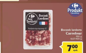 Carrefour Market Boczek lardons carrefour targ świeżości oferta