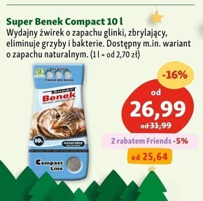 Żwirek bentonitowy benek
