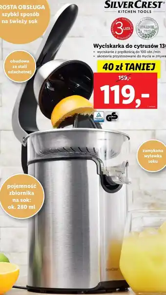 Lidl Wyciskarka do owoców silvercrest oferta