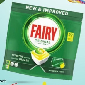 Netto Fairy original cytryna tabletki do zmywarki all in one, 27 kapsułek oferta