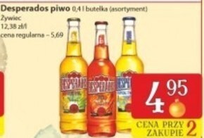 Społem Desperados lime piwo aromatyzowane 400 ml oferta