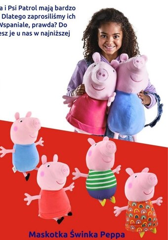 Action Maskotka świnka peppa oferta