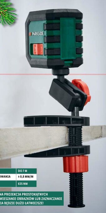 Lidl Laser krzyżowy parkside oferta
