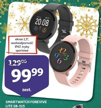 Auchan Smartwatch fore vive sb-315 czarny forever oferta