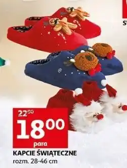 Auchan Kapcie świąteczne męskie oferta