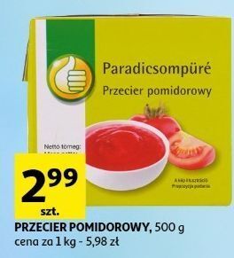 Auchan Przecier pomidorowy podniesiony kciuk oferta