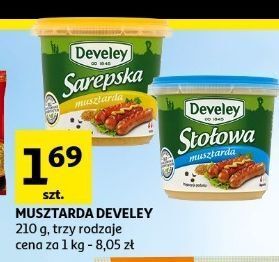Auchan Musztarda sarepska develey oferta