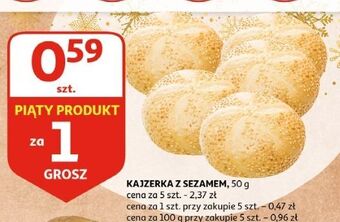 Auchan Kajzerka z sezamem oferta