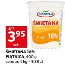 Auchan Śmietana 18% piątnica oferta