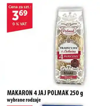 Eurocash Polmak Makaron 4 jaj 250g wybrane rodzaje oferta