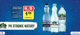 Carrefour Woda niegazowana żywiec zdrój oferta
