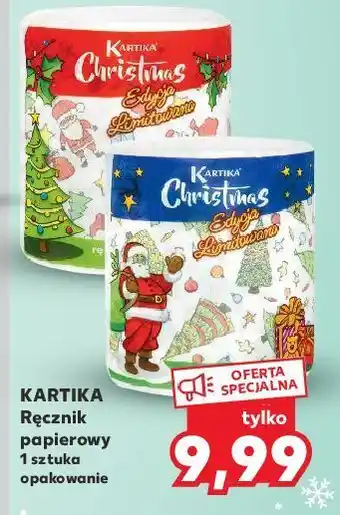 Kaufland Ręcznik kuchenny christmas kartika oferta