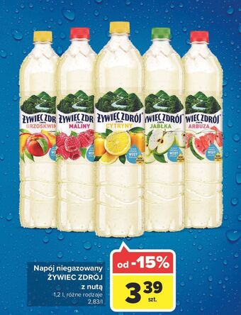Carrefour Woda cytryna żywiec zdrój z nutą... oferta