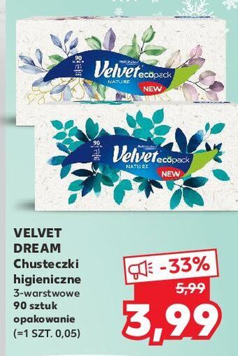 Kaufland Chusteczki uniwersalne velvet nature oferta