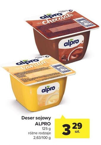 Carrefour Deser o smaku waniliowym alpro oferta