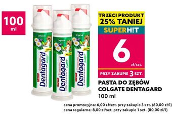 Dealz Pasta do zębów z pompką colgate dentagard oferta