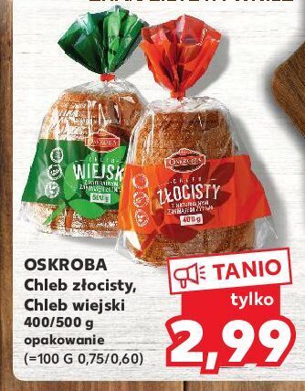 Kaufland Chleb krojony złocisty oskroba oferta