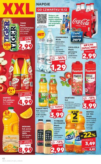 Kaufland Napój mango bomb tiger energy drink oferta