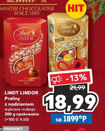Kaufland Bombonierka milk lindt lindor oferta