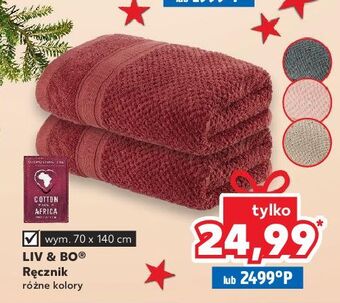 Kaufland Ręcznik kąpielowy 70 x 140 cm liv & bo oferta