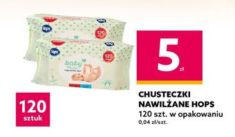 Dealz Chusteczki nawilżane hops baby pure oferta