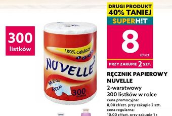 Dealz Ręcznik papierowy 300 listków nuvelle oferta