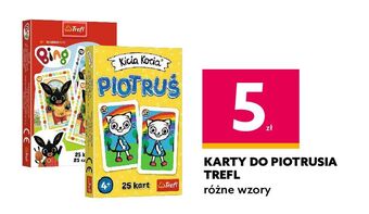 Dealz Karty dla dzieci piotruś bing trefl oferta